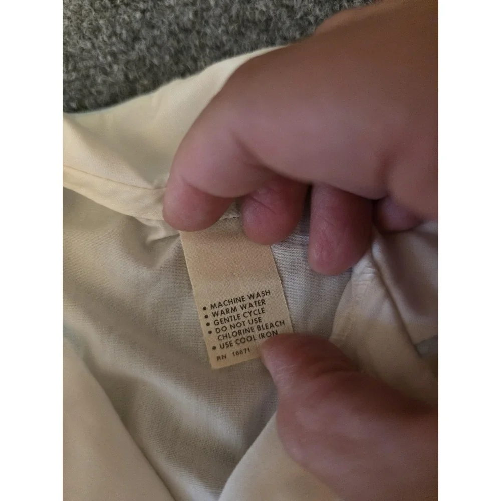 Vtg Fawn Togs Romper‎ Boys 3-6 Months White Blue Trim Short Sleeve Bodysuit